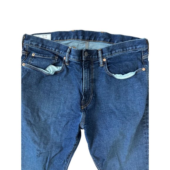 GAP Medium Wash Slim Jeans Size 36 x 30 - Picture 5 of 9